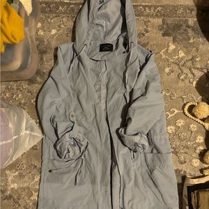 Lightweight Blue Rain Jacket